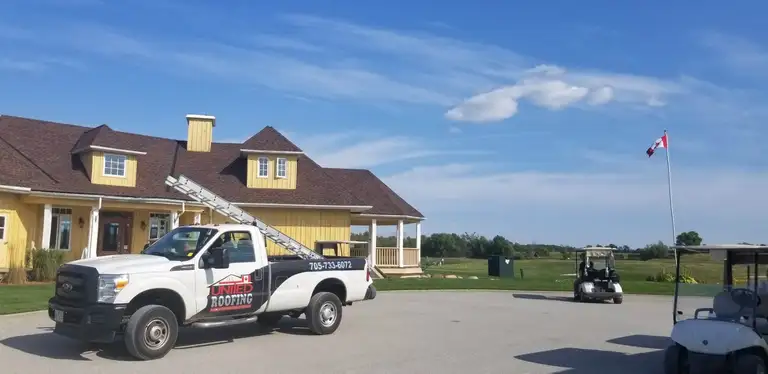 Roofing work by D C United Roofing in Barrie